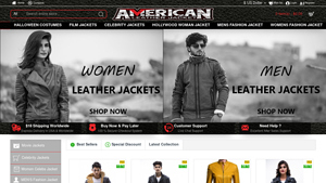American Leather Jacket - Men's Motorcycle & Film Replicas