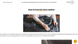 Angel Jackets - Faux Leather Apparel