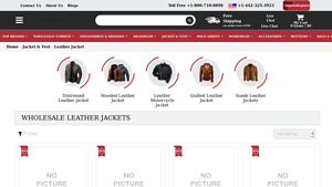 ApparelBus - Men's Black Leather Bomber Jacket