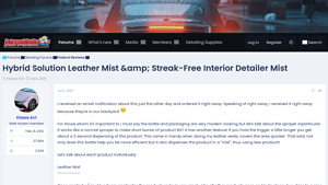Autogeek - Hybrid Solution Leather Mist