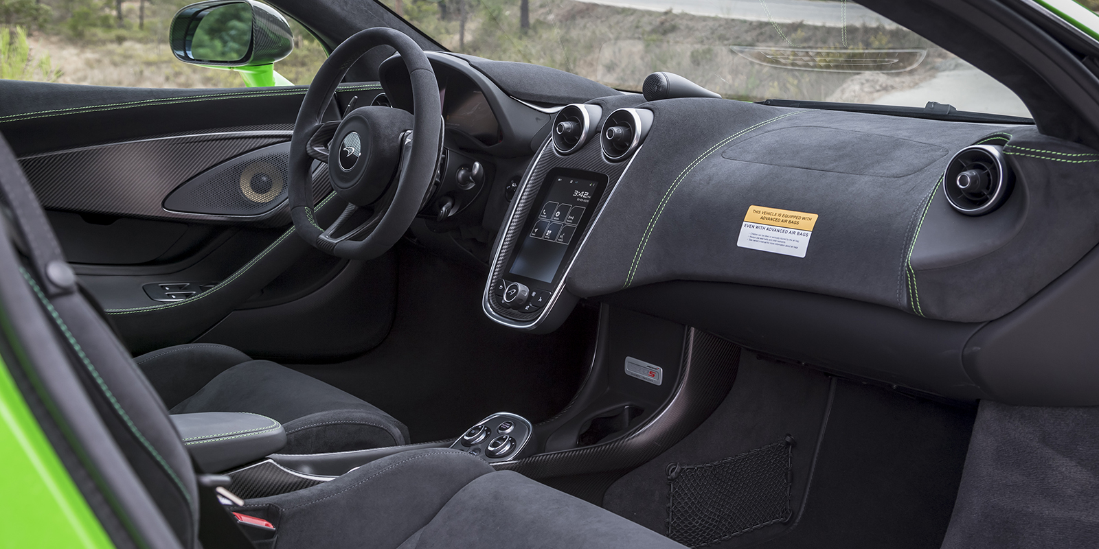 An application scenario or product detail of automotive alcantara fabric - Image 1