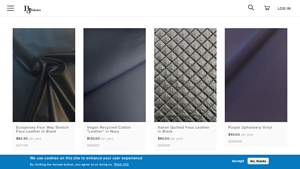 B&J Fabrics - Stretch and Metallic Faux Leather