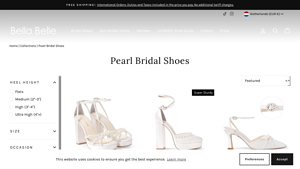 Bella Belle - Elegant Pearl Wedding Shoes