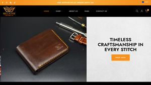 Bellicose Leather - Classic Vertical Bifold Wallet