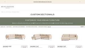 BenchMade Modern - Custom Sectionals