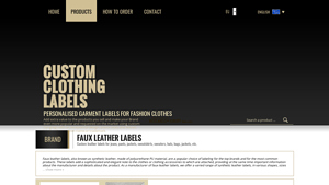 Best Labels - Custom Faux Leather Labels