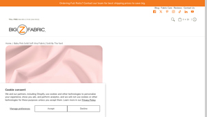 DuroLast® - Baby Pink Solid Soft Vinyl Fabric