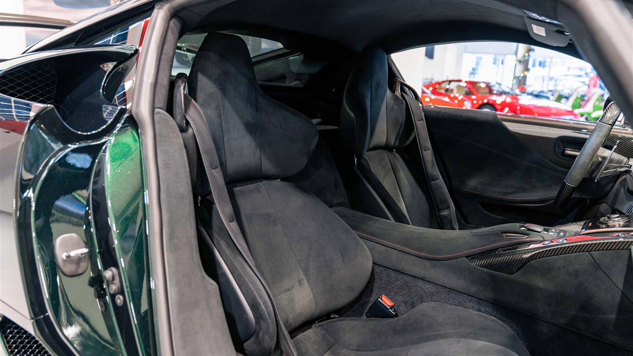 An application scenario or product detail of black alcantara material - Image 14