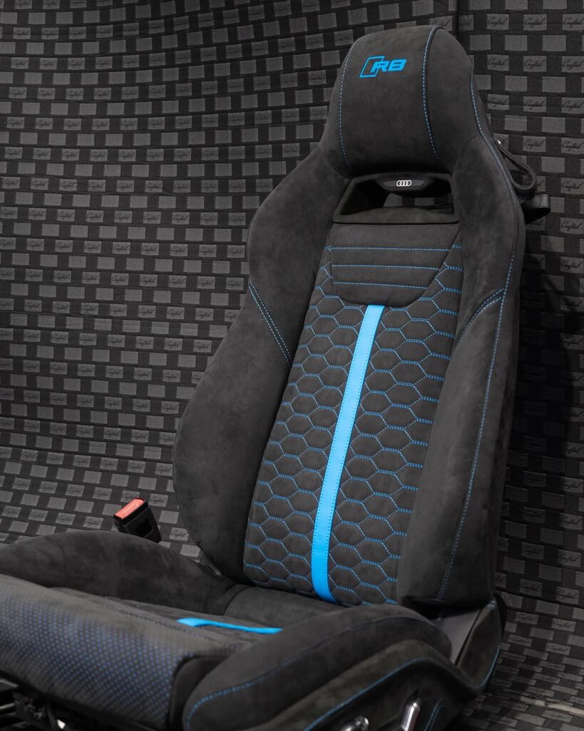 An application scenario or product detail of black alcantara material - Image 18