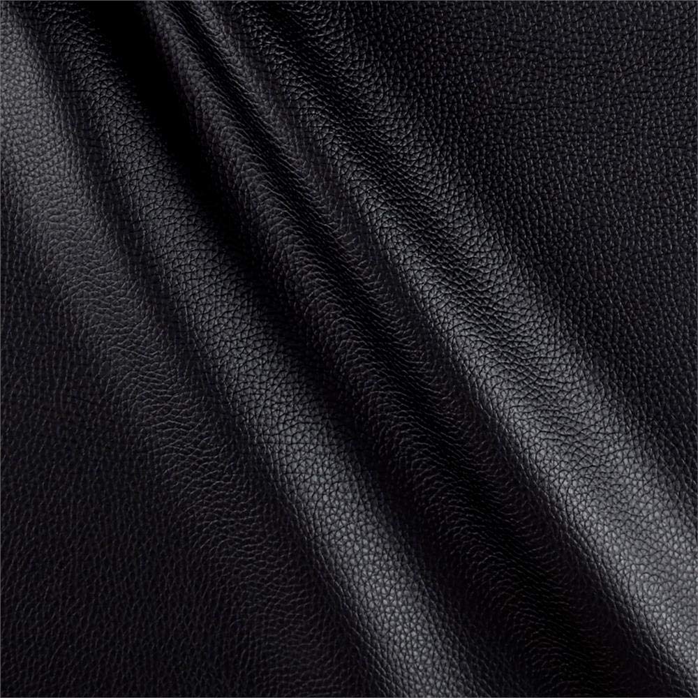An application scenario or product detail of black fake leather fabric - Image 6