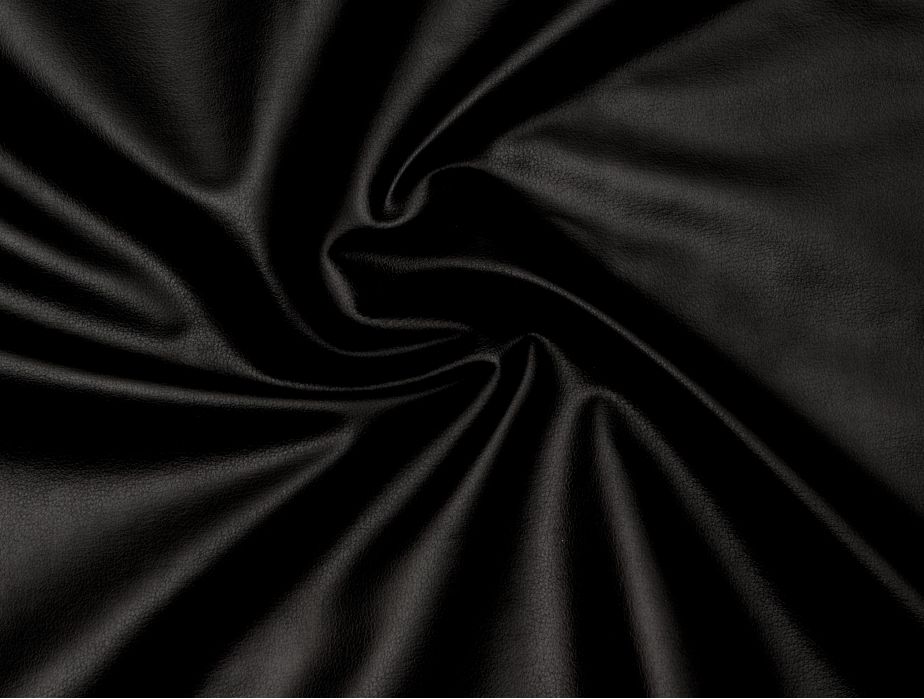 An application scenario or product detail of black fake leather fabric - Image 11