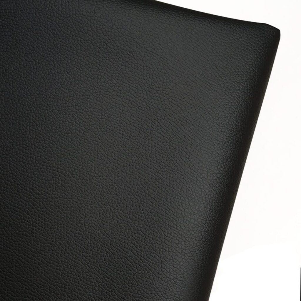 Featured image for the black fake leather fabric guide