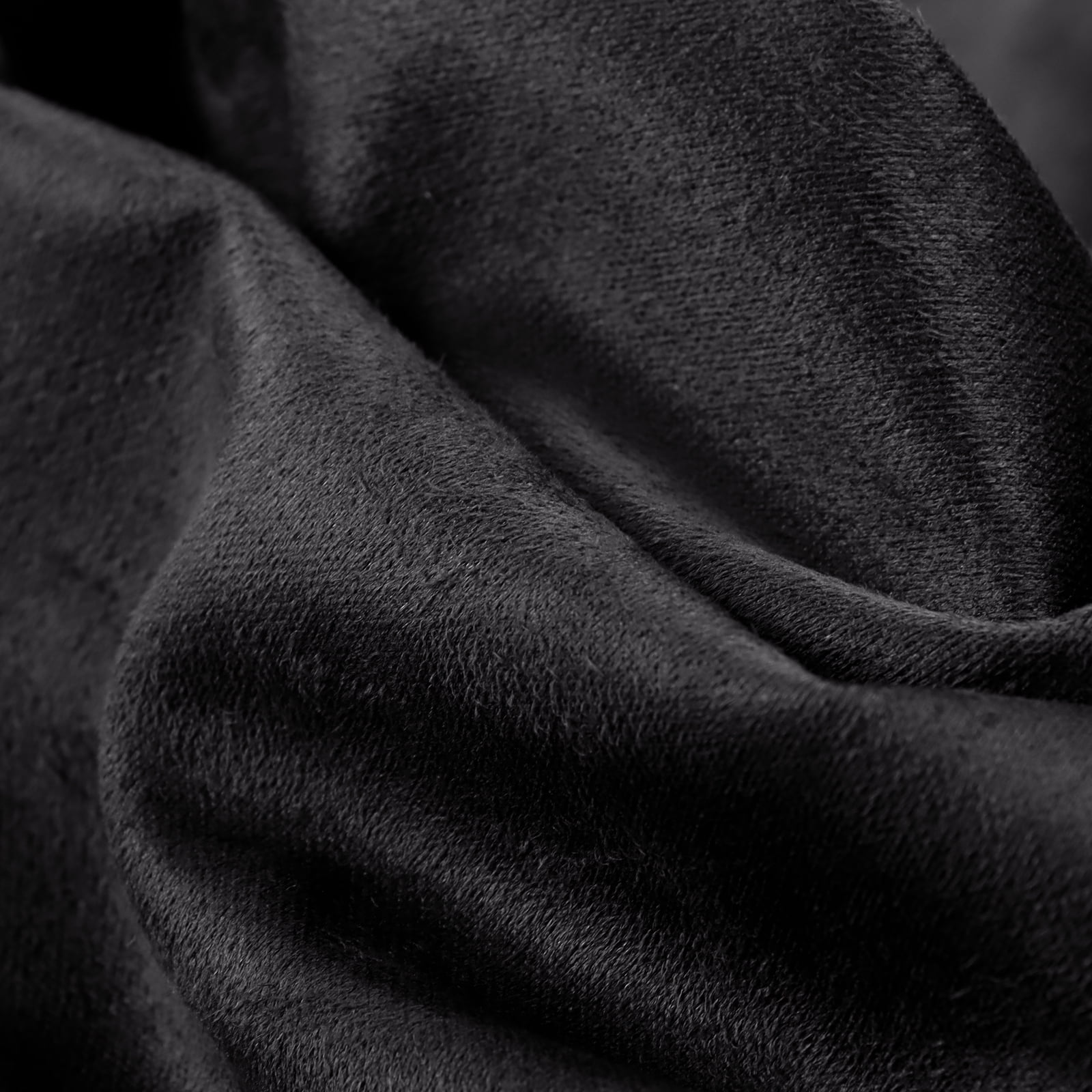 An application scenario or product detail of black faux suede fabric - Image 10