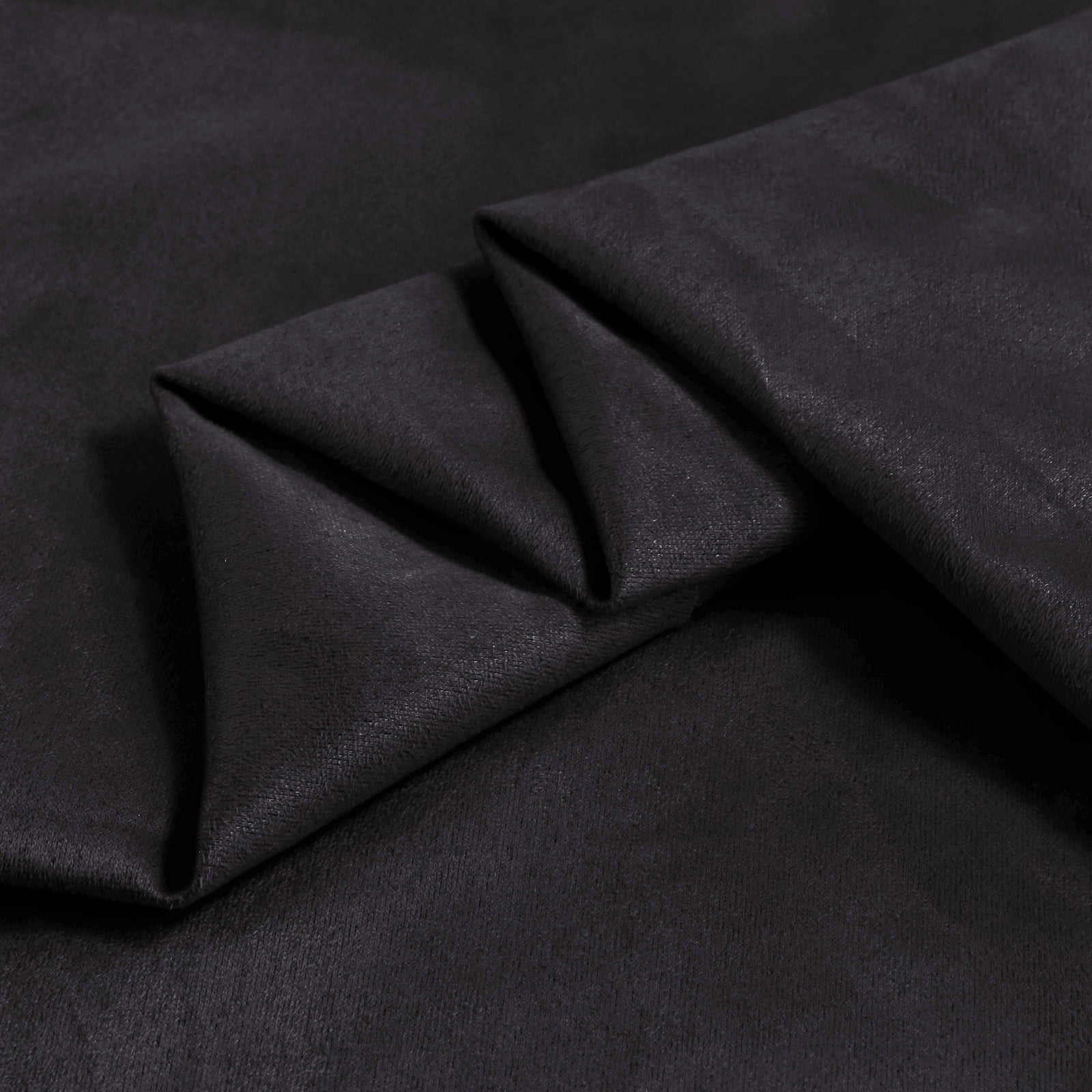 An application scenario or product detail of black faux suede fabric - Image 12