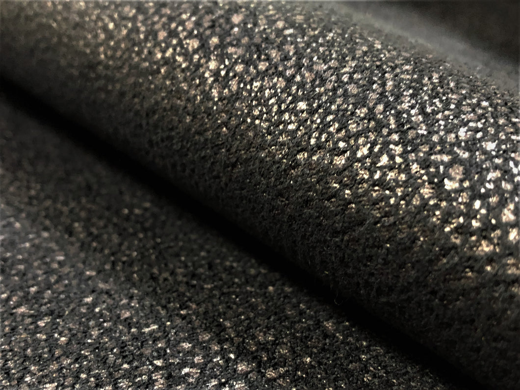 An application scenario or product detail of black faux suede fabric - Image 16