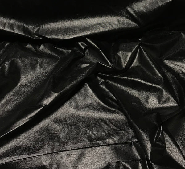 An application scenario or product detail of black leather fabric - Image 16