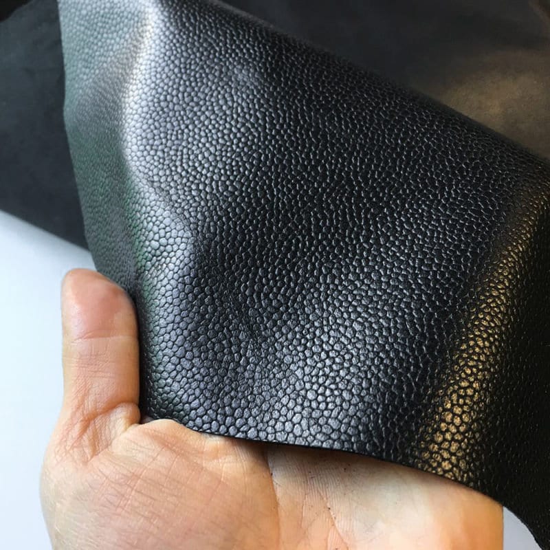 An application scenario or product detail of black leather sheet - Image 14