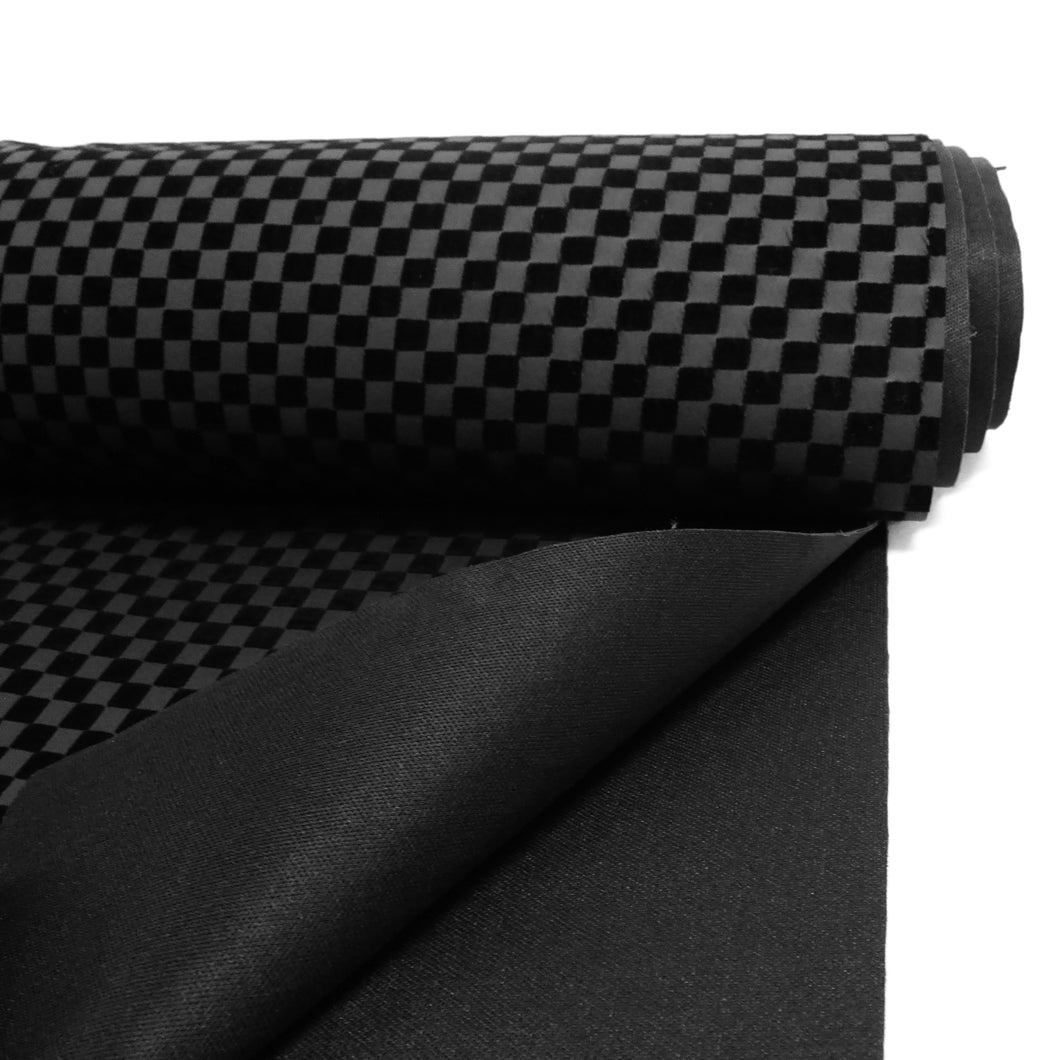 An application scenario or product detail of black leather upholstery fabric - Image 14
