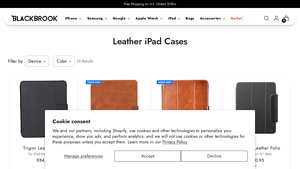 Blackbrook Case - Premium Handmade Leather iPad Cases