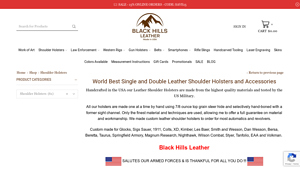 Black Hills Leather - Premium Leather Shoulder Holsters