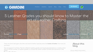 Leather Edge Paint - Leather Grades Explained
