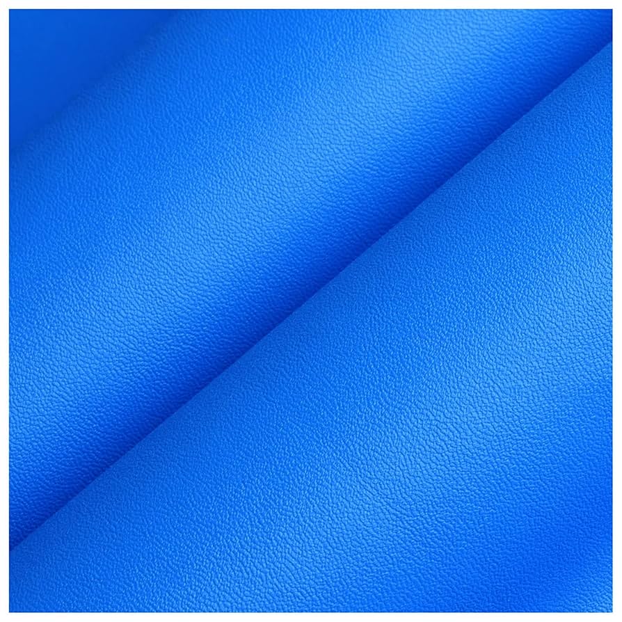 An application scenario or product detail of blue leather fabric - Image 10