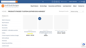 Bold Lead Designs - Custom Leather Dog Harness