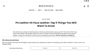 Bostanten - PU Leather Bags