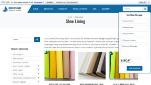 Bridgesl - Faux Leather Shoe Lining Fabrics