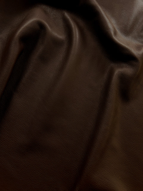 An application scenario or product detail of brown leather fabric - Image 19