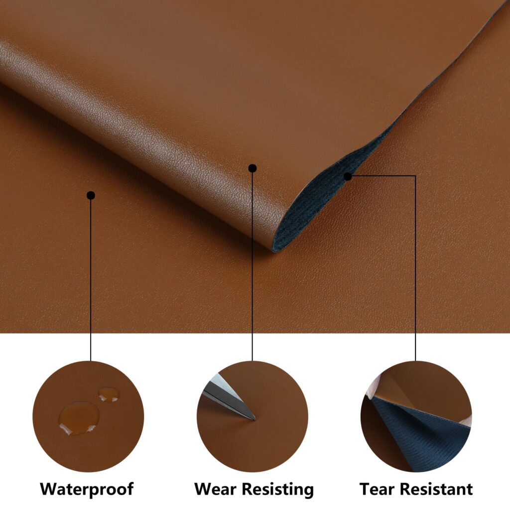 Featured image for the brown leather upholstery fabric guide