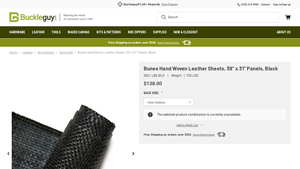 Bunee - Hand Woven Leather Sheets