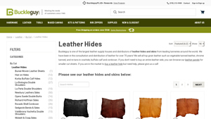 Buckleguy - Leather Hides & Skins