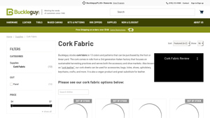 Buckleguy - Cork Fabric