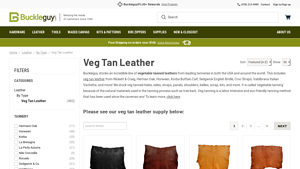 Buckleguy - Vegetable Tanned Leathers