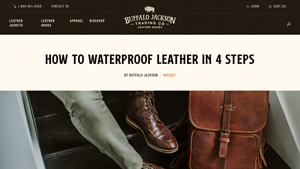 Buffalo Jackson - Leather Waterproofing Solutions