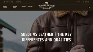 Buffalo Jackson - Suede vs Leather