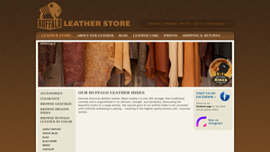 Buffalo Leather Store - Genuine Bison Leather
