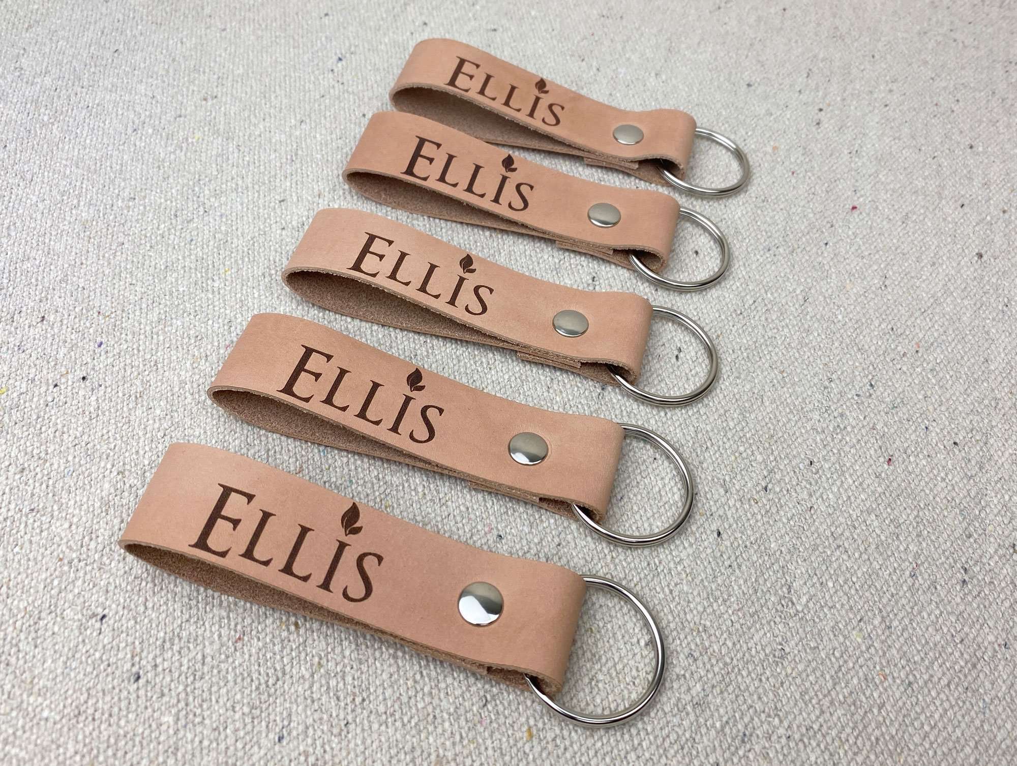An application scenario or product detail of bulk leather keychains - Image 3