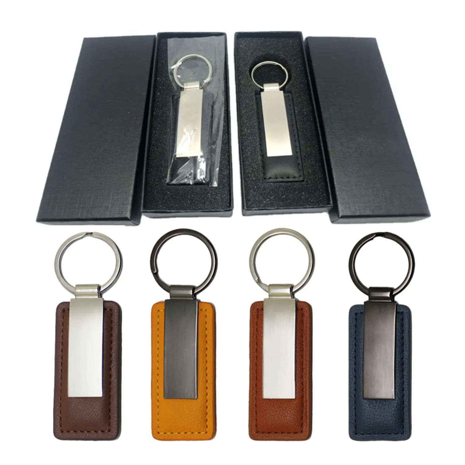 An application scenario or product detail of bulk leather keychains - Image 10
