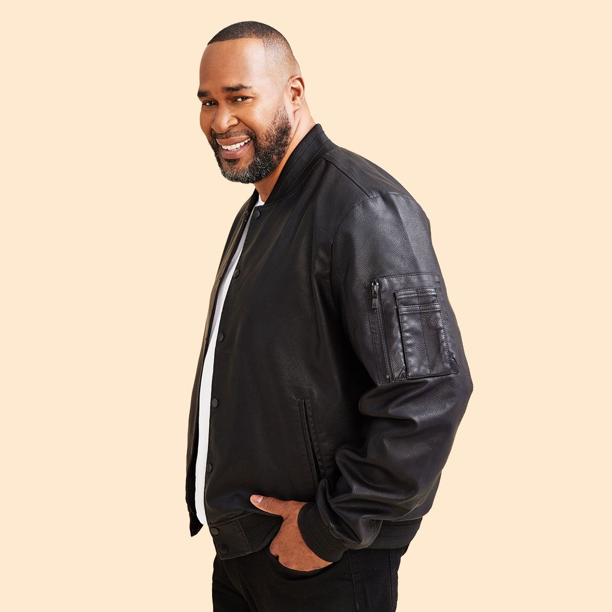 An application scenario or product detail of burlington coat factory leather jackets - Image 1