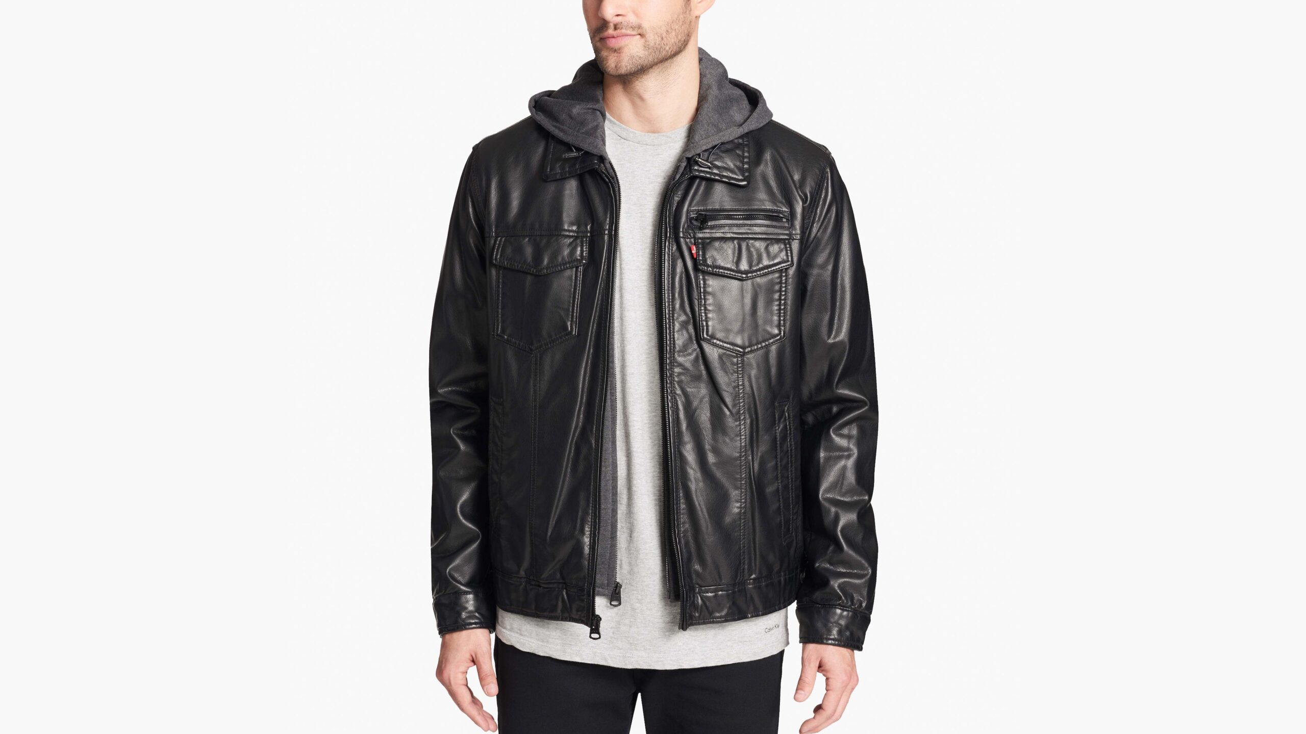 An application scenario or product detail of burlington coat factory leather jackets - Image 6