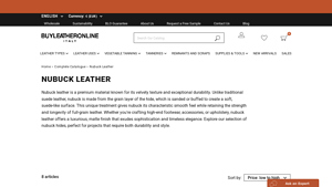BuyLeatherOnline - Nubuck Leather