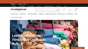 BuyLeatherOnline - Premium Italian Leather Hides
