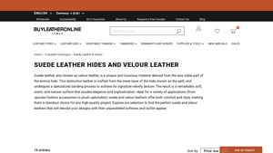 Buy Leather Online - Suede Leather