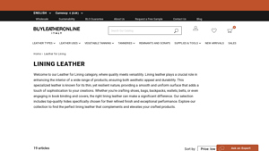 Lining Leather - Quality & Versatility