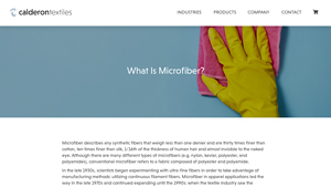 Calderon Textiles - Microfiber Excellence