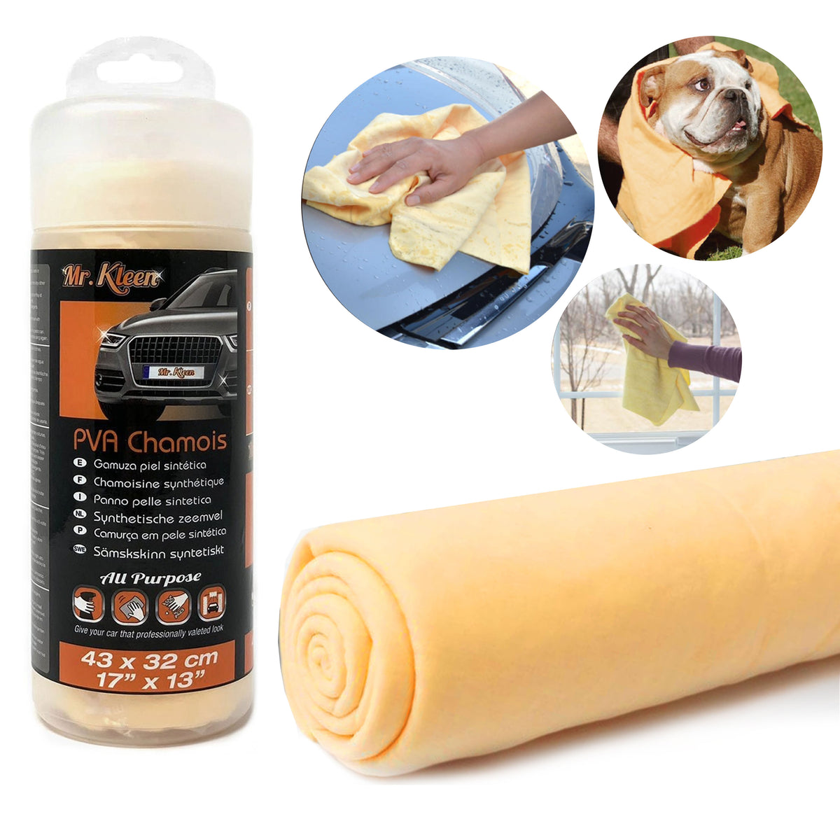 An application scenario or product detail of car cleaning chamois - Image 5