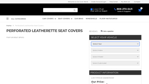Coverking - Perforated Leatherette Seat Covers