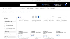 Car Cover World - Custom Leather Car Seat Covers
